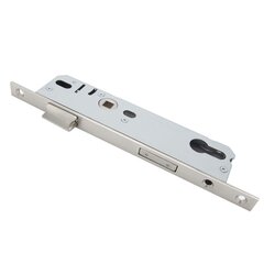 Замок под цилиндр узкопрофильный L155-30 SN матовый никель