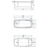 Allen Brau 2.21003.21/CGM Акриловая ванна Infinity 3 170x78 белый матовый/олива