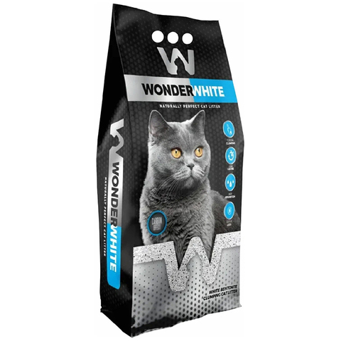 наполнитель комкующийся Wonder White Carbon 5 кг для кошек с акт. углем без аромата (Вандер Вайт)
