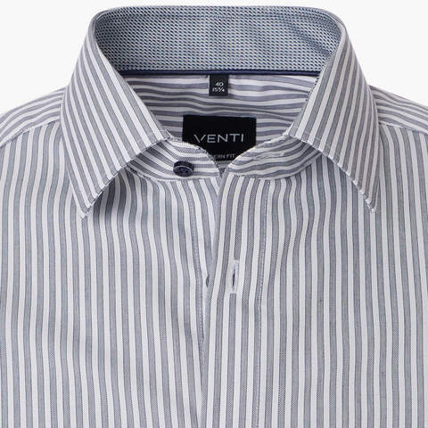 Сорочка мужская Venti Modern Fit 144324000-100 в серую полоску