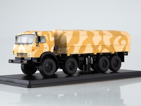 KAMAZ-6350 Mustang camouflage Desert yellow-beige 1:43 Start Scale Models (SSM)