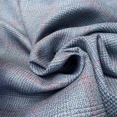 Ткань loro piana серо-голубая фото