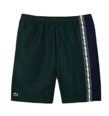 Шорты теннисные Lacoste Recycled Fiber Shorts - green/navy blue/white