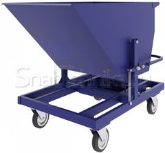 Тележка-контейнер (ТПС) под металлическую стружку и СОЖ (1235х750х820) К-160