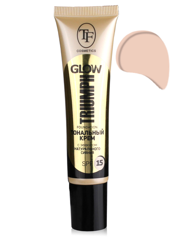 TF Крем тональный GLOW TRIUMPH FOUNDATION 201 слоновая кость CTW22