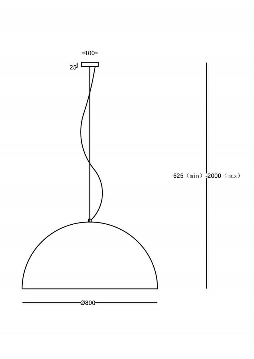 Подвесной светильник Maytoni Modern MOD169PL-05GB1