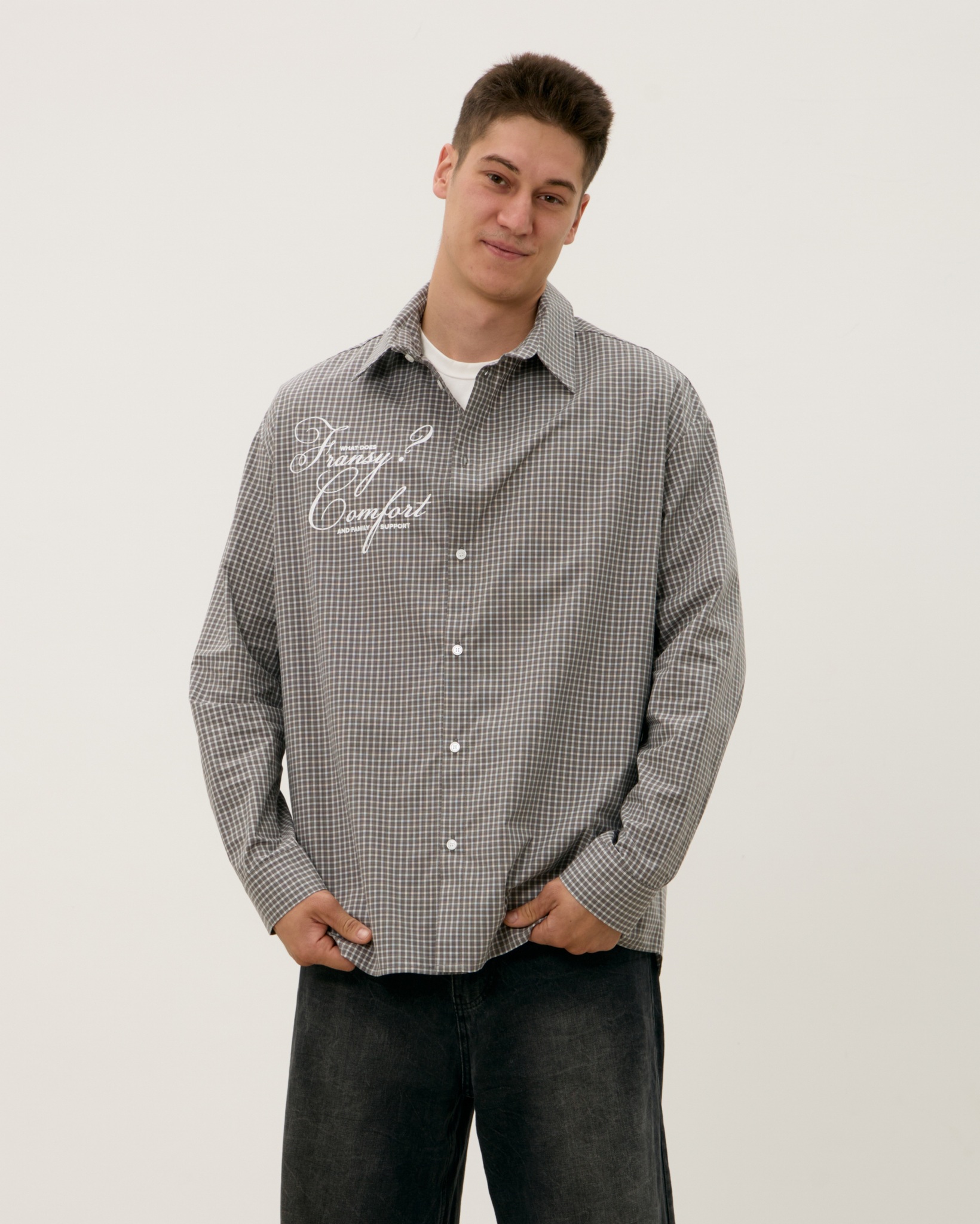 Рубашка MAN, серая