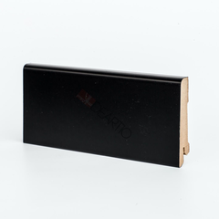 Плинтус МДФ Деартио U 101-80 черный 80х16х2050