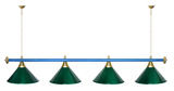 Лампа STARTBILLIARDS 4 пл. (плафоны зеленые,штанга золотая,фурнитура золото) фото №24