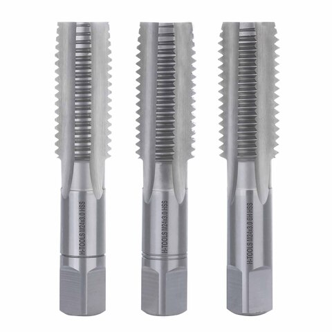 Метчик М24х3,0 (Комплект 3шт) DIN352 HSS-G 6h 110мм a=14,5 H-Tools 230240HT