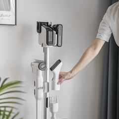 Пылесос вертикальный Greenworks G24SVK4D 24V аккумуляторный, с АКБ 4 А/ч и ЗУ