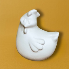 курочка  12,5 см ( фарфор)