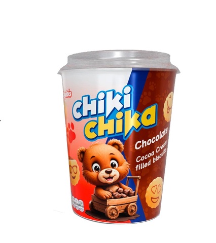 Печенье Chiki Chika с шоколадной начинкой, 125 г