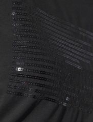 Нарядная футболка с принтом пайетками  D49.135 (131474)