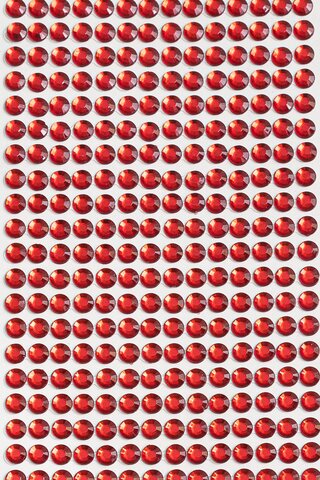 Стразы клеевые, Красный, 6 мм, 504 шт.