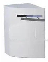 Aquanet 173642 Шкаф Римини М (полукруглый) левый белый (173642) фото