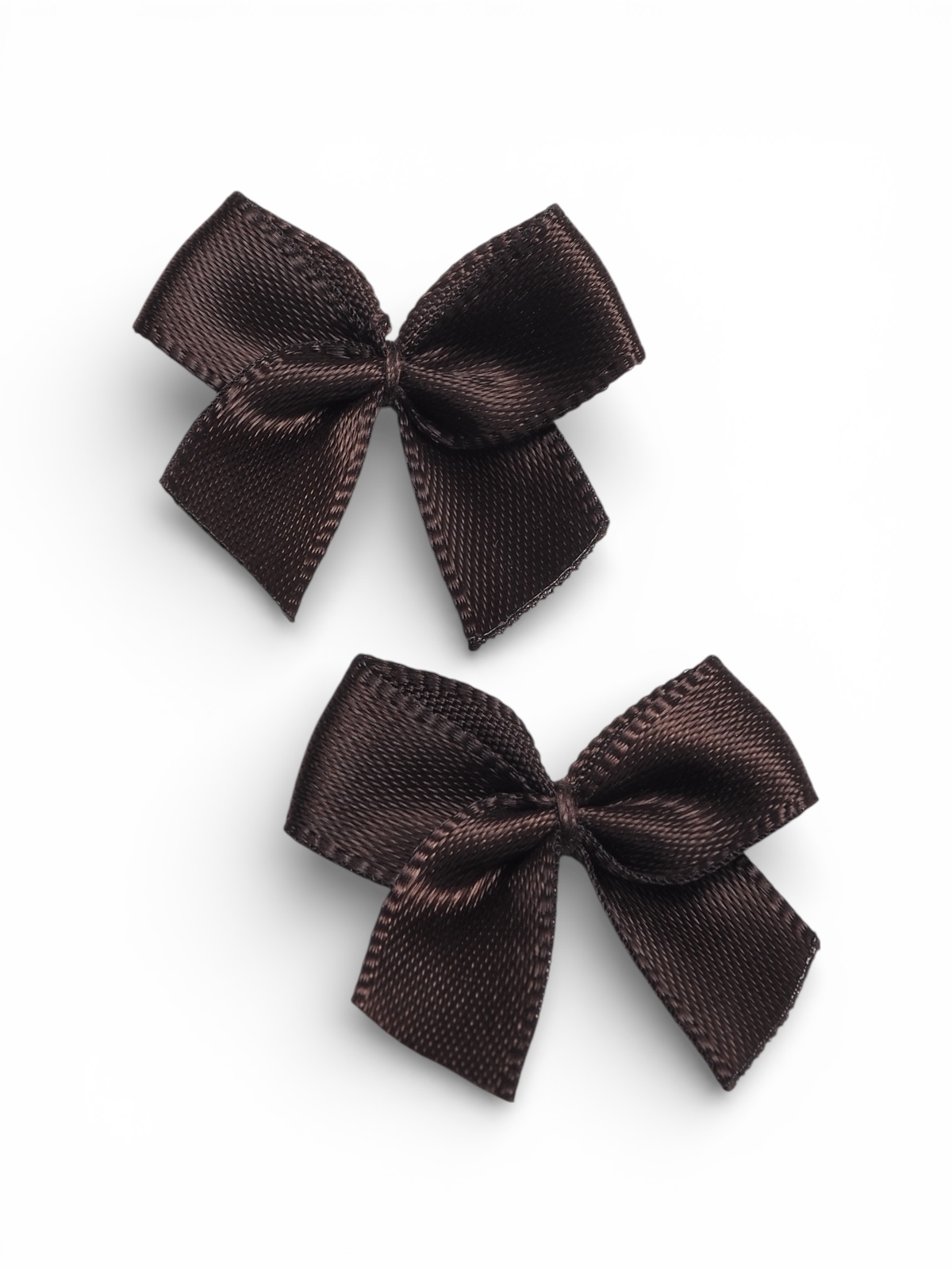 Бантик пришивной горький шоколад 2,5 см