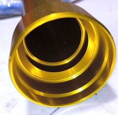 Внешний стакан пера вилки для Honda CB600F Hornet 2005-2006 г.в. золотой