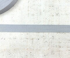 Лента киперная, хлопок, ш. 1,5 см, св.серый