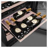 Винный шкаф MEYVEL MV98-KBT3 (Slim) 318 л 595х550х1792 мм черный