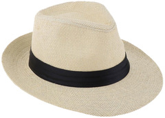 Шляпа соломенная с широкими полями Skully HA2504002 Beige - 2