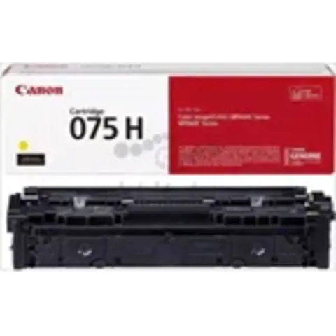 Тонер-картридж Canon CRG 075 H Y (2500 pages 6366C002)