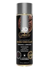 Лубрикант с ароматом шоколада JO GELATO DECADENT DOUBLE CHOCOLATE - 120 мл. - 