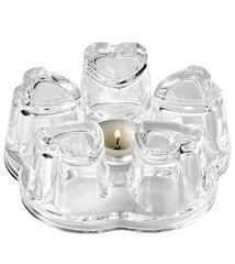 Стеклянный заварочный чайник с подогревом от свечи Orchid 1200 мл