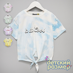 Кроп-топ (завязки, вышивка)