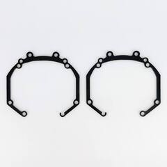 Переходная рамка для билинз Nissan X-Trail T31 рестайлинг 2010-2015г. Bi-Led (HELLA 3/3R ) №5
