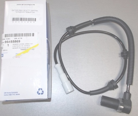 ДАТЧИК ABS LACETTI, GENTRA ПЕРЕДНИЙ ЛЕВЫЙ GM