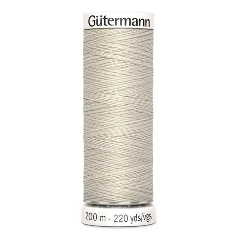 Нить Sew-All 200 м, Gutermann, 299 св.серо-бежевый