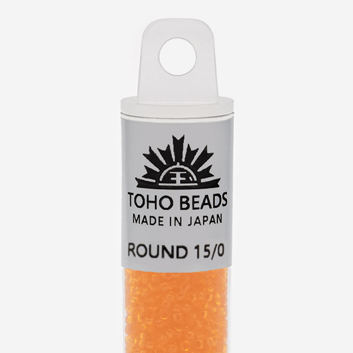 Японский бисер TOHO Round 15/0 (№10), прозрачный