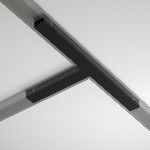 Т- образный коннектор питания Maytoni Basity TRA172TPC-1B