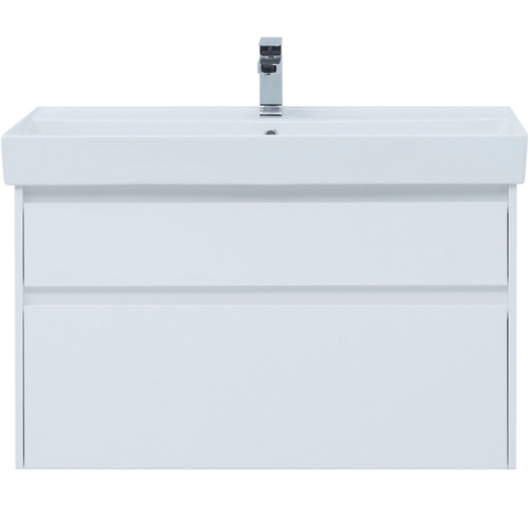 Aquanet 242581 Тумба Nova Lite 100 2 ящ. цв. бел. глянец (242581)