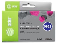 Картридж струйный Cactus CS-EPT0923 T0923 пурпурный (6.6мл) для Epson Stylus C91, CX4300, T26, T27, TX106, TX109, TX117, TX119
