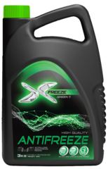 Антифриз X Freeze зеленый черная канистра 3 кг