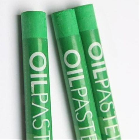 Пастель художественная масляная MUNGYO Oil Pastels Кадмий зеленый №545 (3шт)