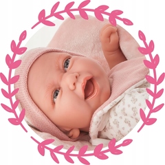 Munecas Antonio Juan Кукла-младенец Давиния в розовом, 40 см (3388P)