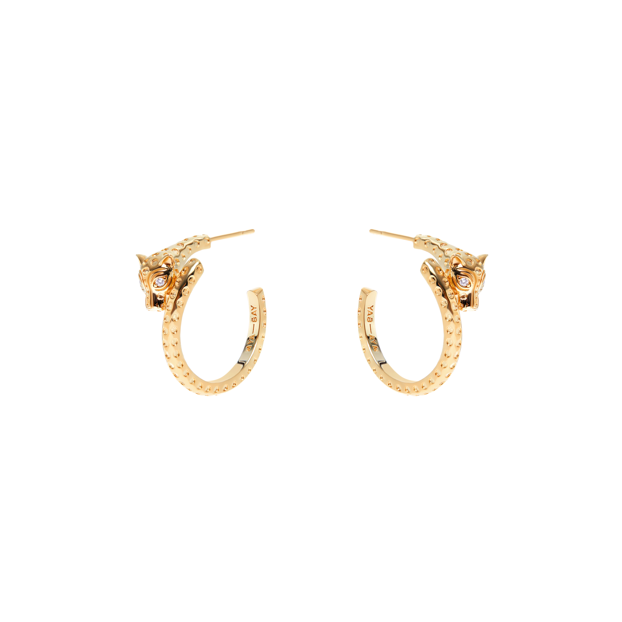 MYA BAY Серьги Gold Leopardo Earrings mya bay позолоченные серьги fuchsia donut
