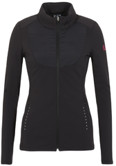 Женская теннисная куртка EA7 Woman Jersey Bomber Jacket - black