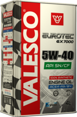 VALESCO EUROTEC GX 7000 SN/CF 5W40 4л синт