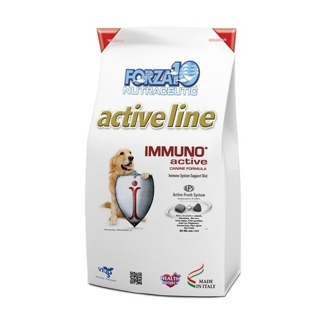 купить FORZA10 ActiveLine DOG Immuno Active сухой корм для взрослых собак всех пород для укрепления иммунитета и очищения организма от токсинов