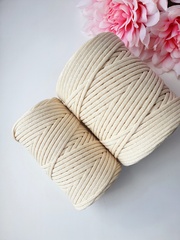 White Lite cotton cord 4 mm