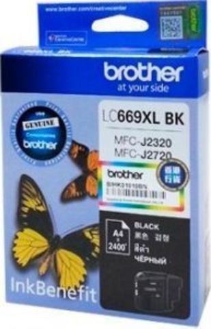 Картридж Brother LC-665XLBK черный для Brother MFC-J2320, Brother MFC-J2720 (1200 стр)