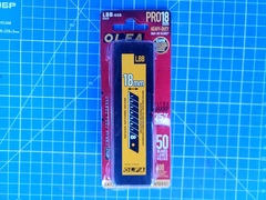 OLFA EXCEL BLACK, 18 х 100 х 0.5 мм, 50 шт, сегментированные лезвия (OL-LBB-50B)