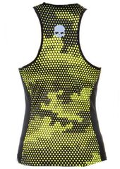 Топ теннисный Hydrogen Tech Camo Tank Top - camo fluo yellow/black