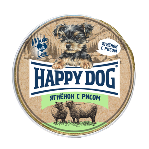 Happy Dog Паштет для собак NatureLine Ягненок с рисом