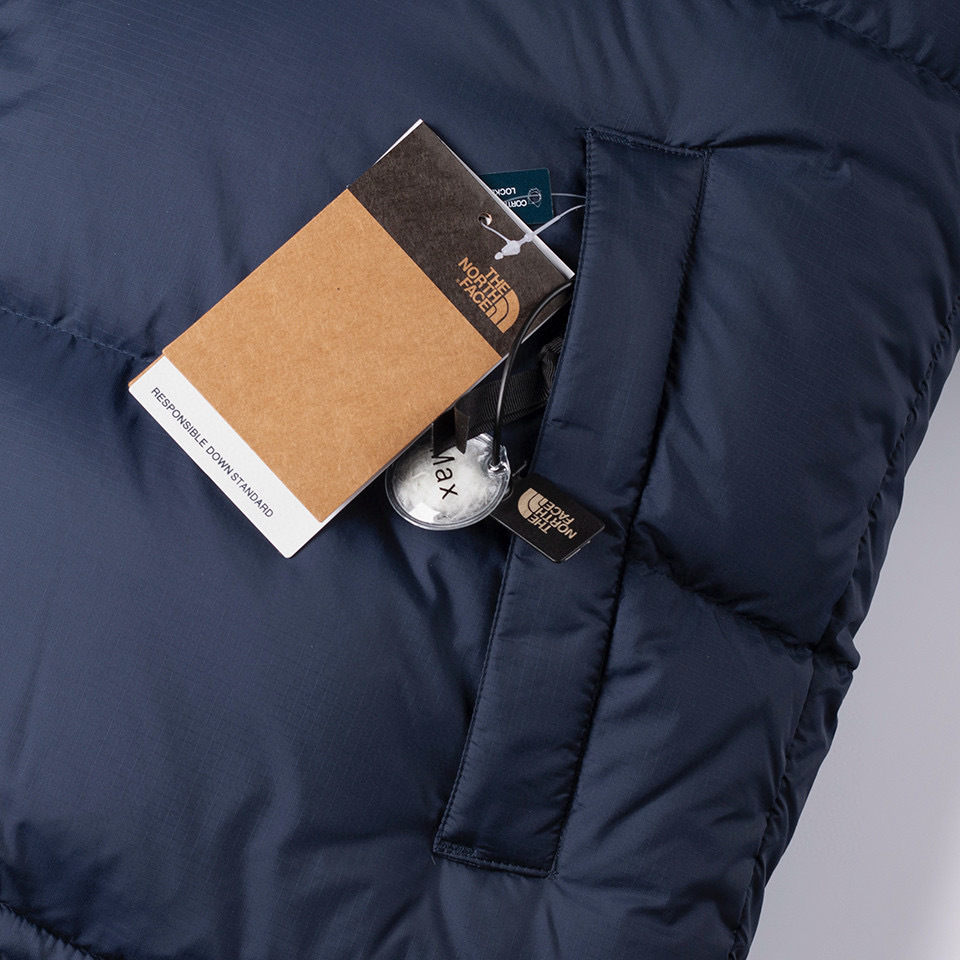 North face puffer jacket dark blue new arrivals