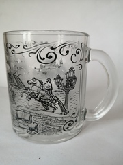 Кружка 300 мл стекло с видами Петербурга.